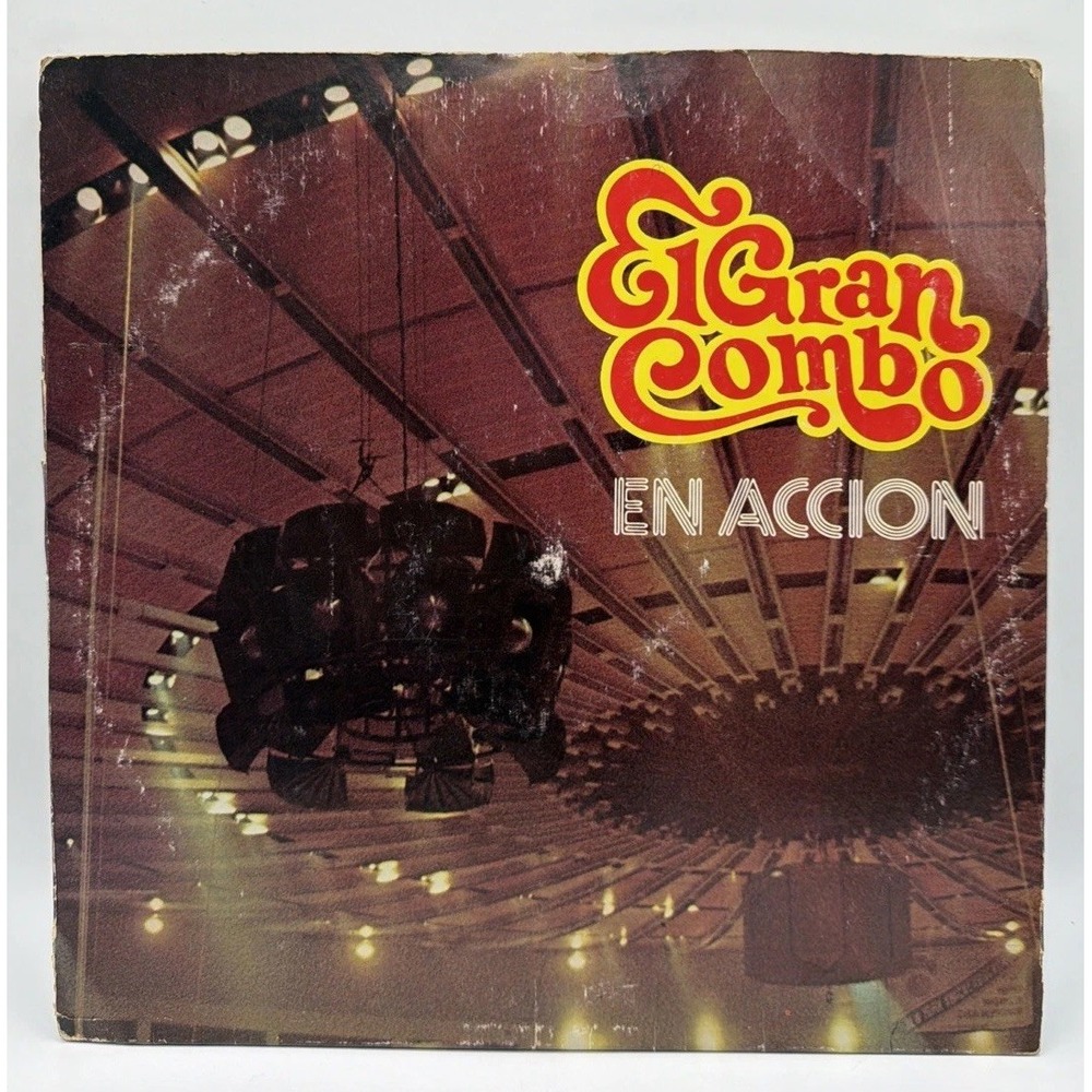 EL GRAN COMBO DE PUERTO RICO En Accion LATIN LP EGC  SALSA GATEFOLD ORIGINAL.